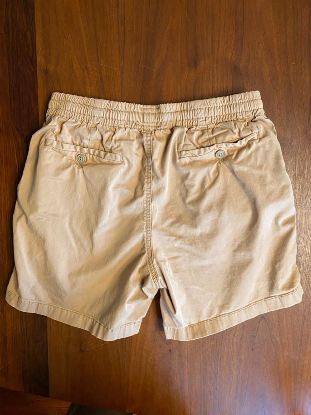 J Crew Elastic Waist Khaki Shorts - Picture 3 of 4